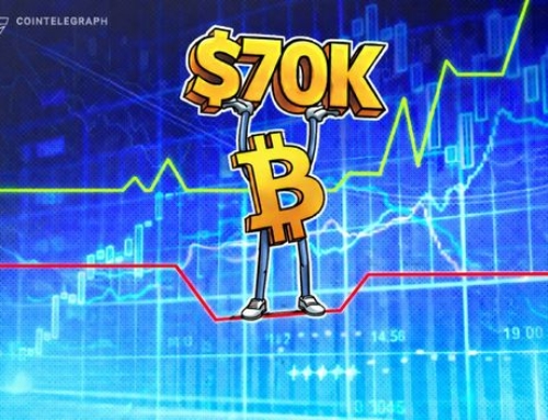 Bitcoin permanece preso abaixo de US$ 70 mil enquanto funding negativo acende sinal de alerta