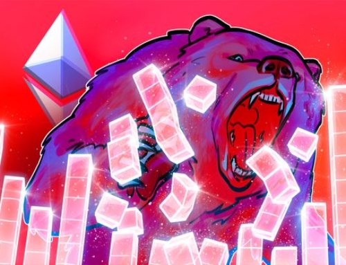 Preço do Ethereum cai para US$ 1,8 mil e dados indicam que os ursos do ETH ainda não terminaram