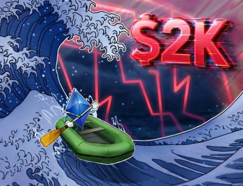 Traders veem 'queda adicional' no Ether após preço do ETH cair abaixo de US$ 2 mil