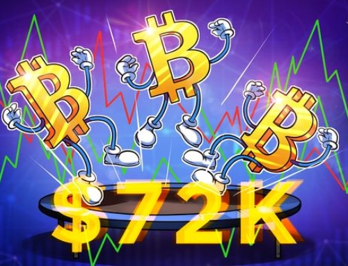 Bitcoin salta a partir da média de 50 dias enquanto US$ 72 mil vira nível-chave para o BTC